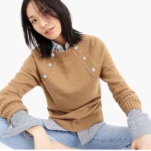 J. Crew Tan Crew Neck Sweater
